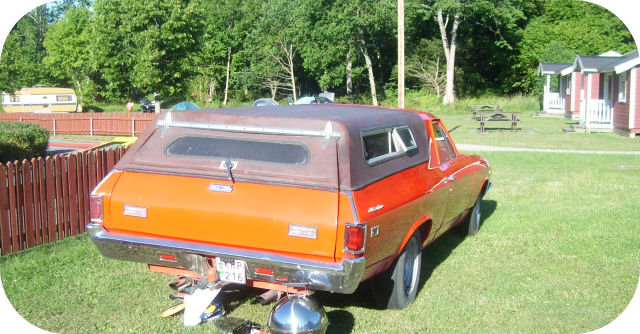 1969 Chevrolet El camino Custom Sedan Pickup back